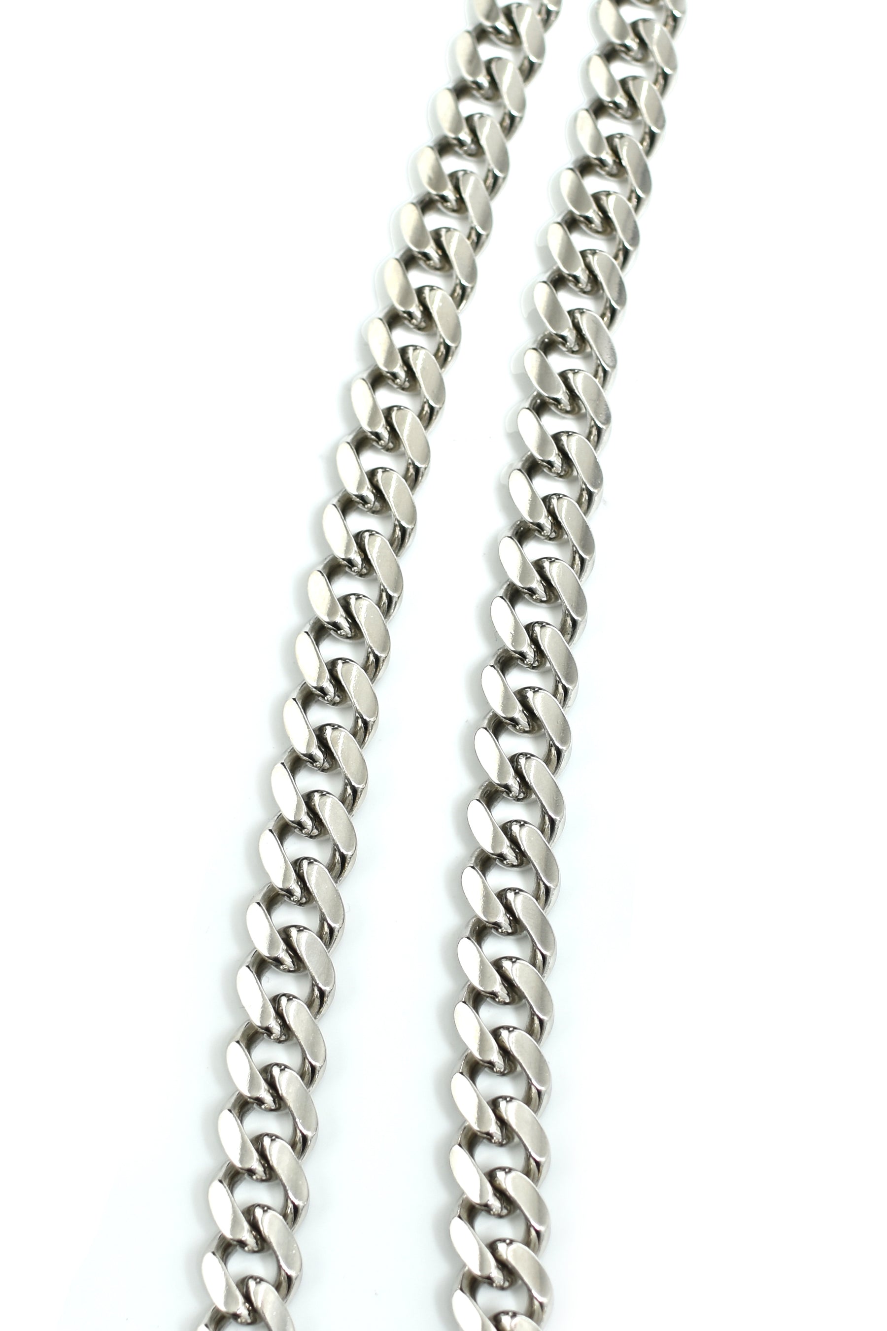 FILTH FW25 TINY CUBAN DOUBLE CHAIN ​​/ SIL - NUBIAN