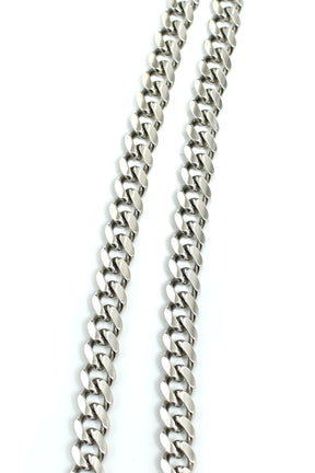 TINY CUBAN DOUBLE CHAIN ​​/ SIL