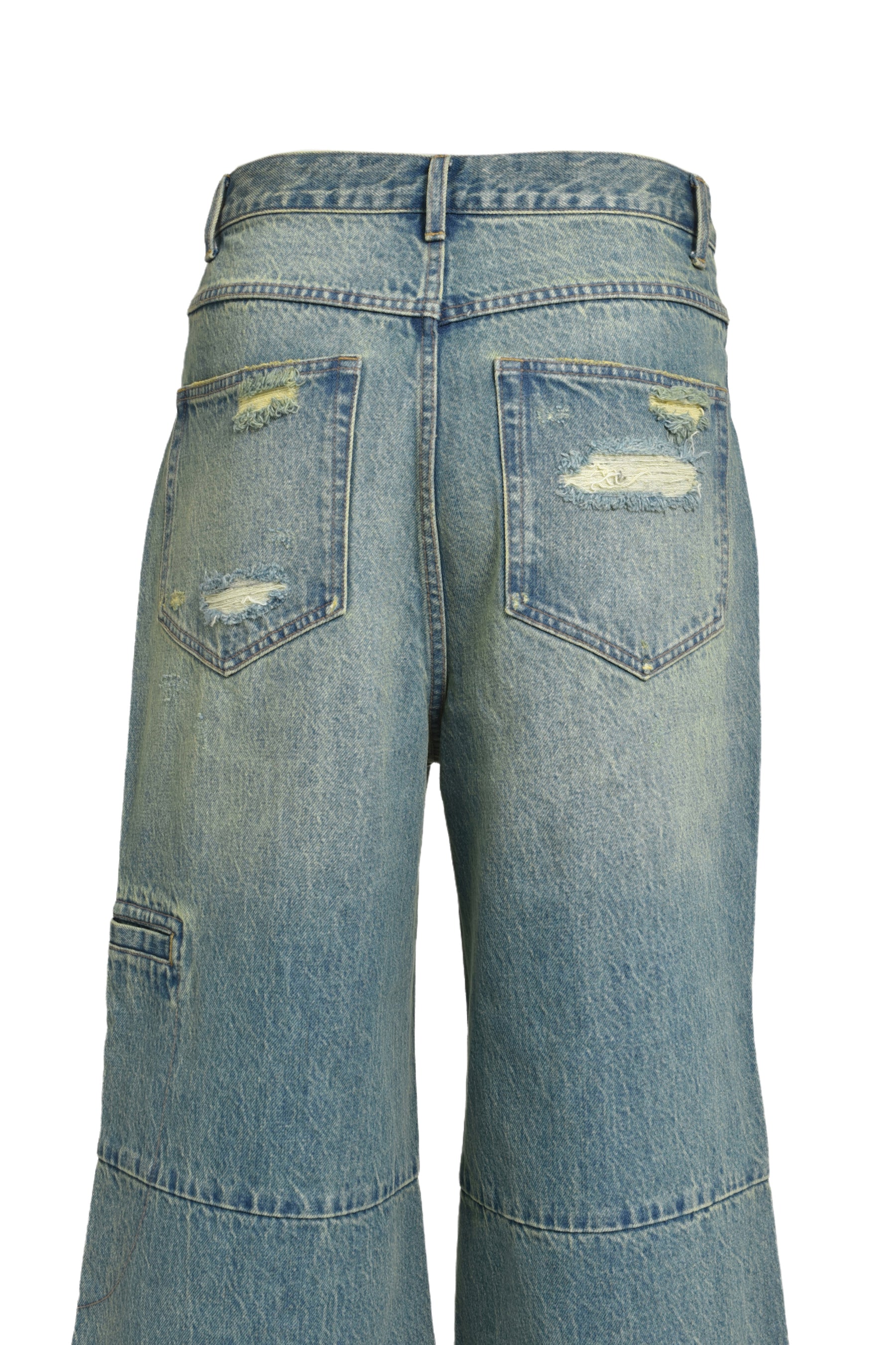 GRUNGE WIDE DENIM PANTS / IND