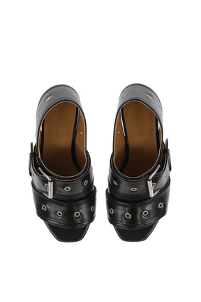 4 CM BELT SANDAL / BLK