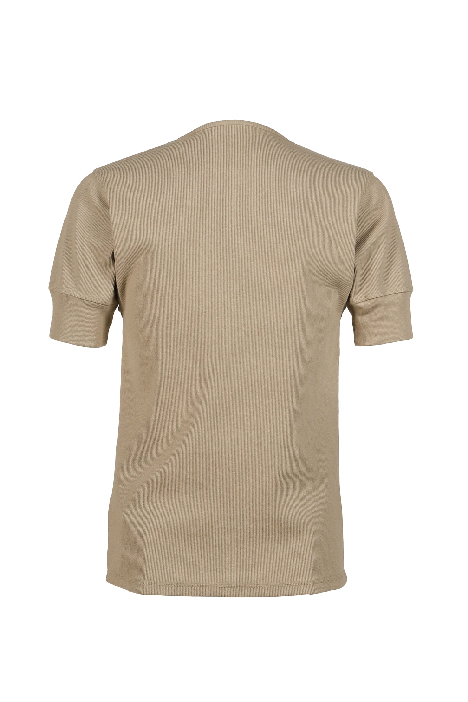 RIB HENLEY TOP / SAGE