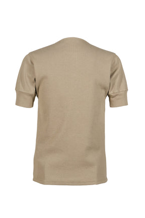 RIB HENLEY TOP / SAGE