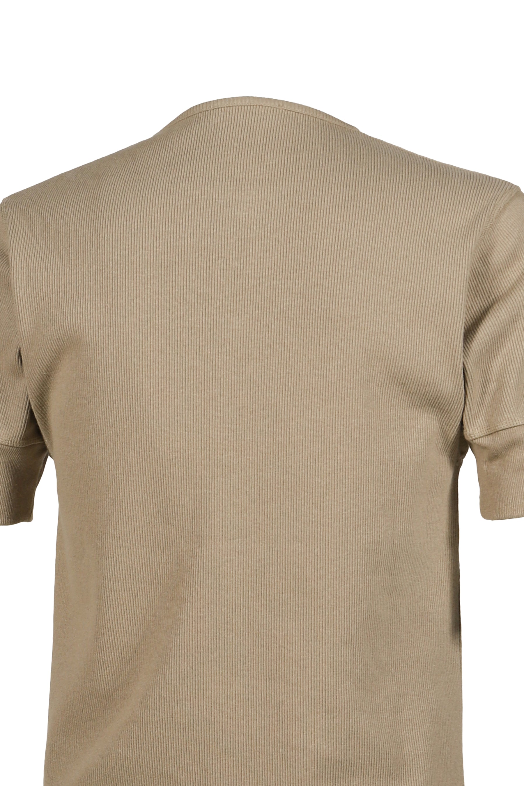 RIB HENLEY TOP / SAGE