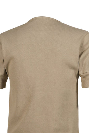 RIB HENLEY TOP / SAGE