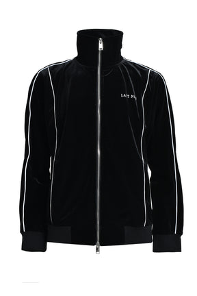 VELOUR TRACK JACKET V2 / BLK
