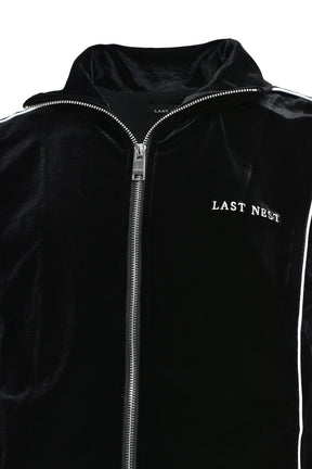 VELOUR TRACK JACKET V2 / BLK