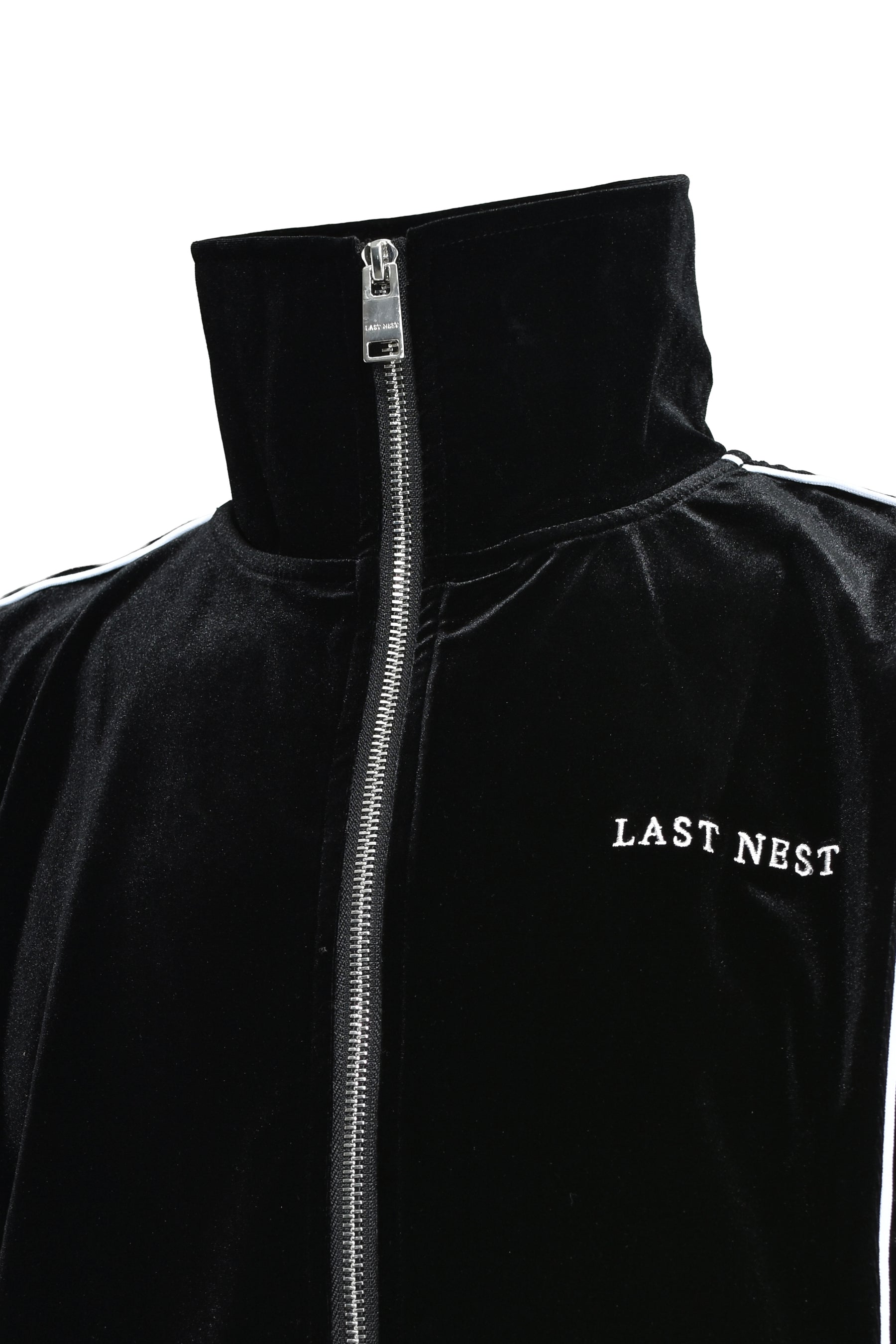 VELOUR TRACK JACKET V2 / BLK