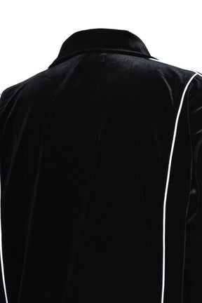 VELOUR TRACK JACKET V2 / BLK