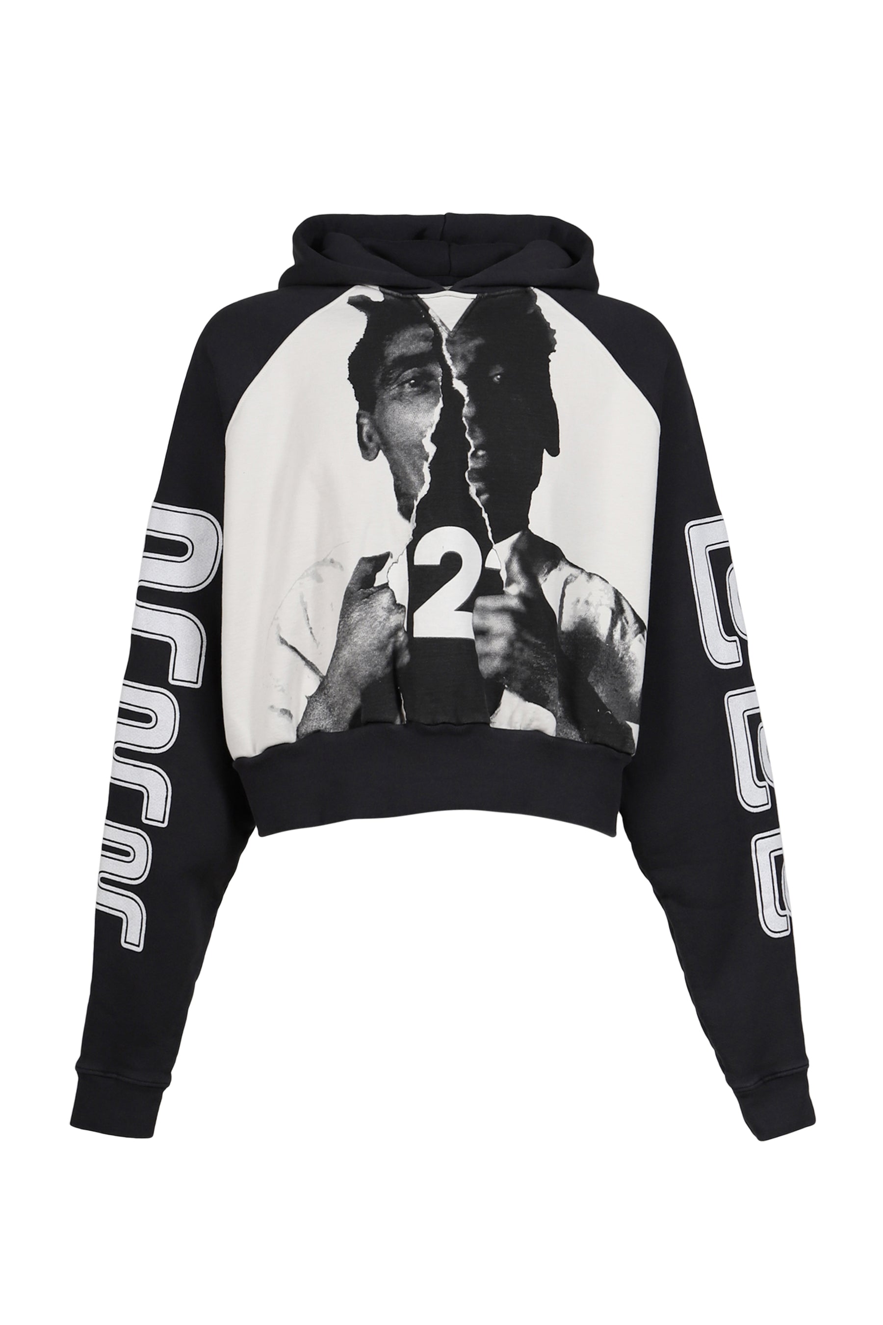 OPEN UP AGAPE HOODIE / BLK / HEATHER