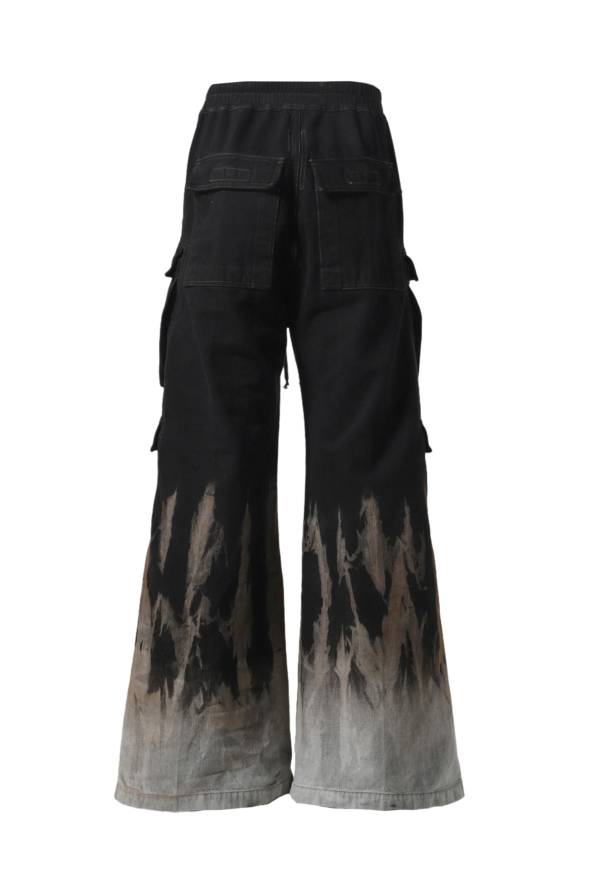 Rick Owens DRKSHDW DOUBLE CARGO JUMBO BELAS / BLK TERRA