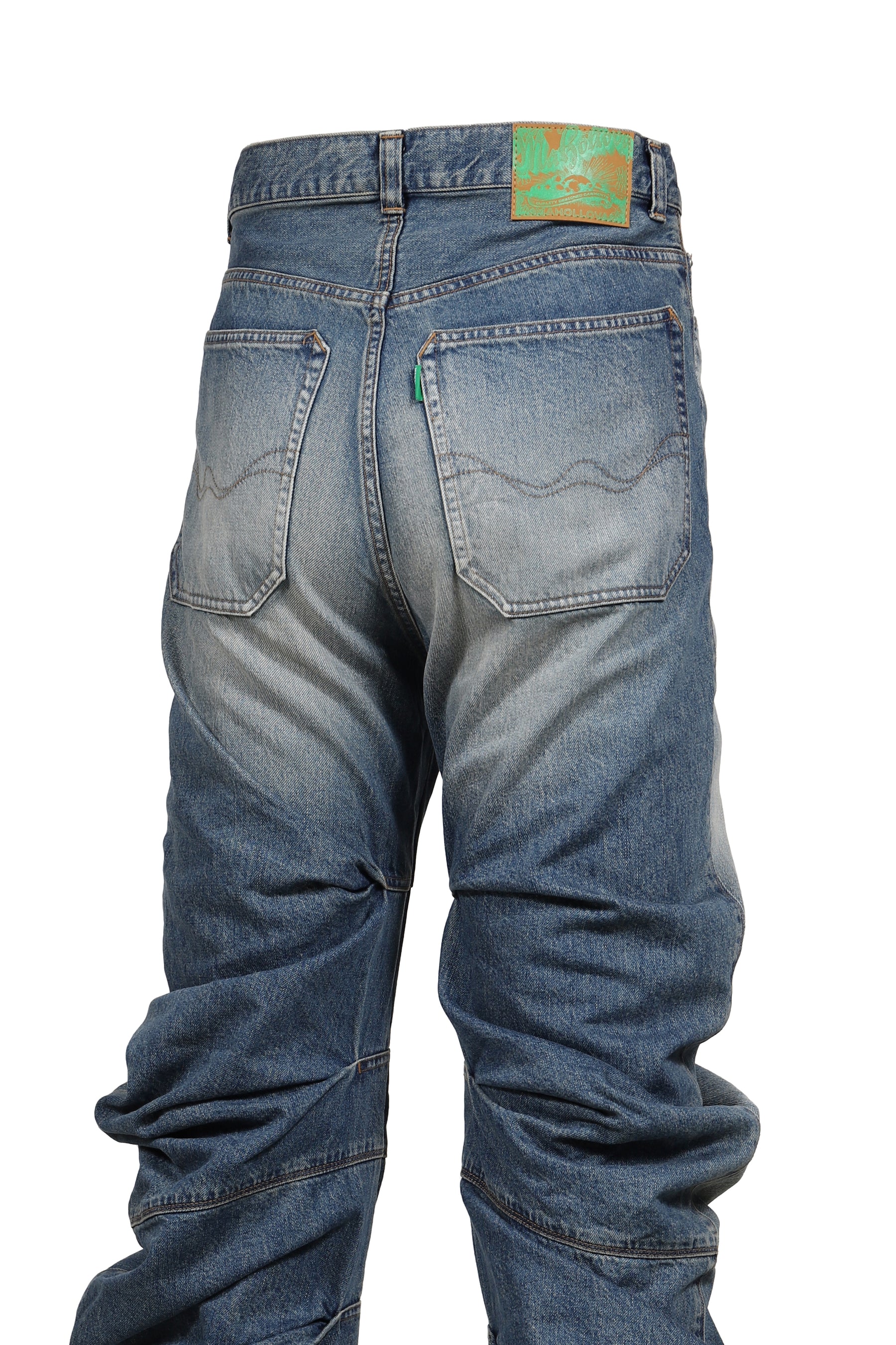 STRATA DRAPING JEANS / IND