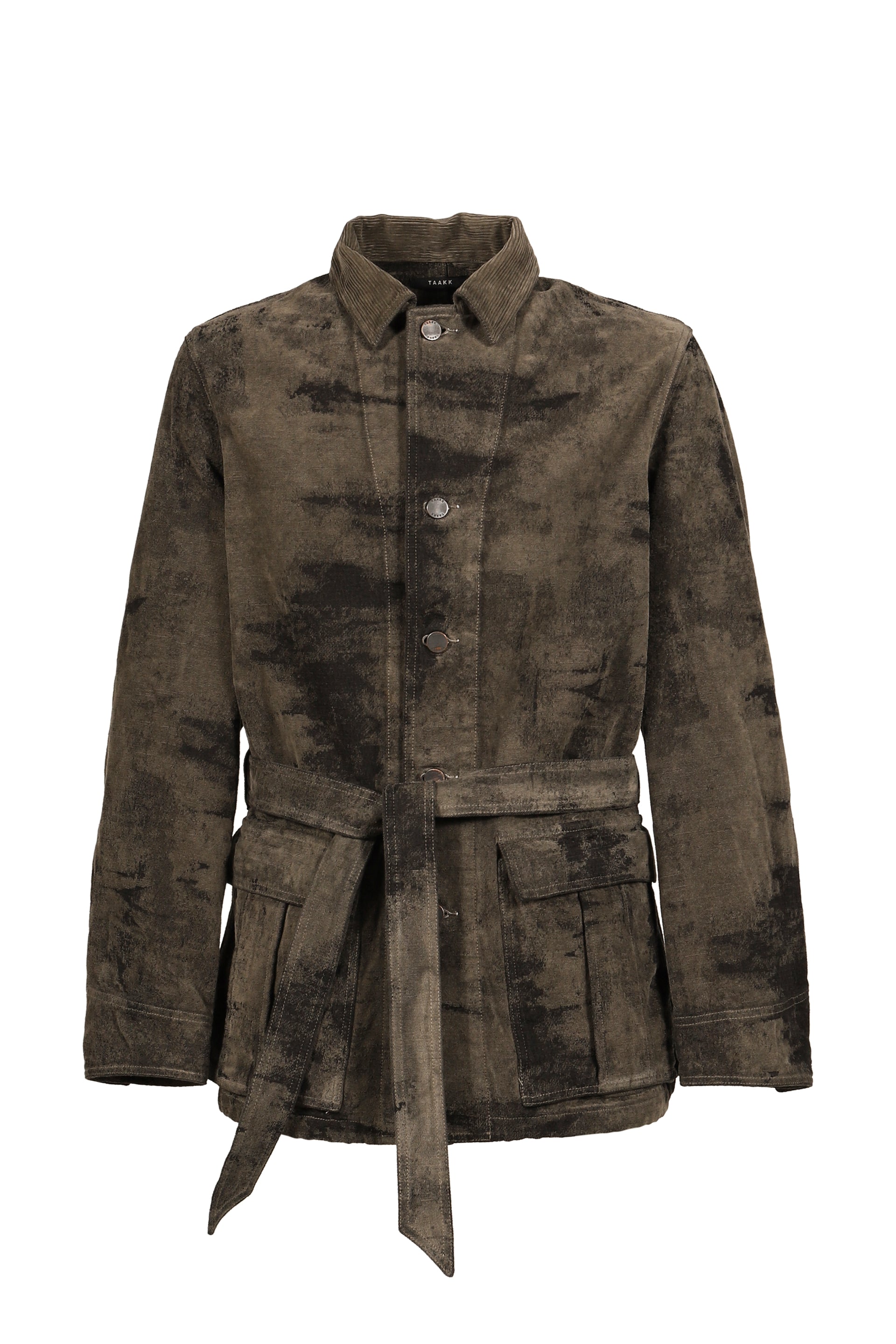 MOLE JACQUARD DENIM BLOUSON / GRY