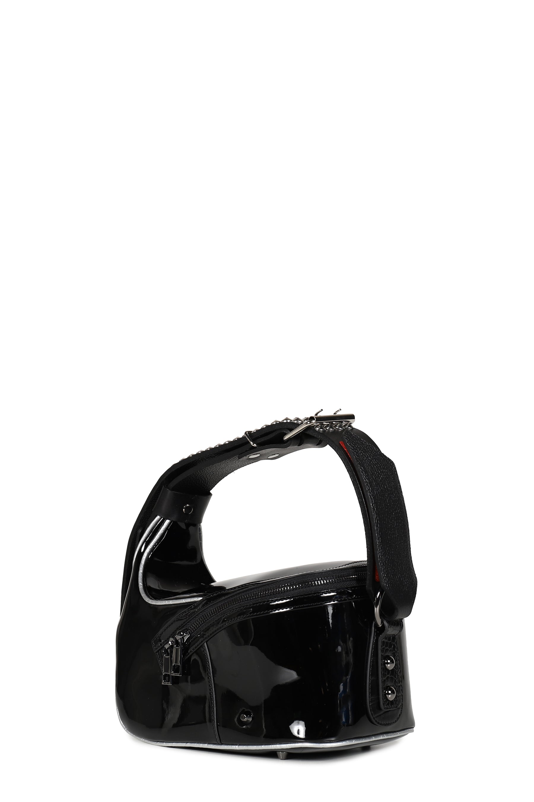 STUDDED BEAUTY BAG / BLK
