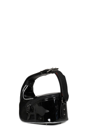 STUDDED BEAUTY BAG / BLK