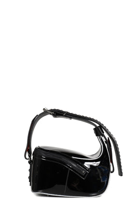 STUDDED BEAUTY BAG / BLK