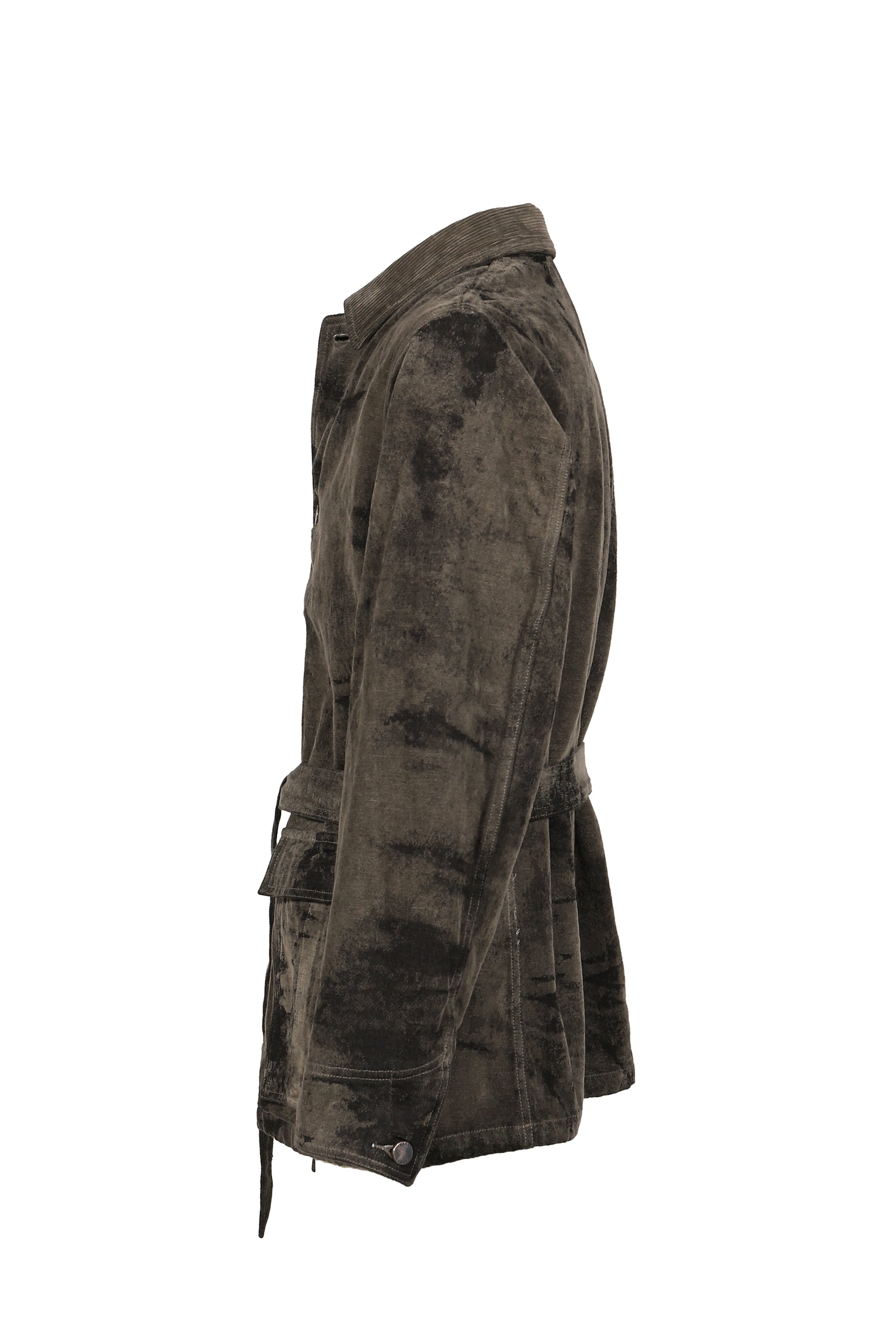 MOLE JACQUARD DENIM BLOUSON / GRY