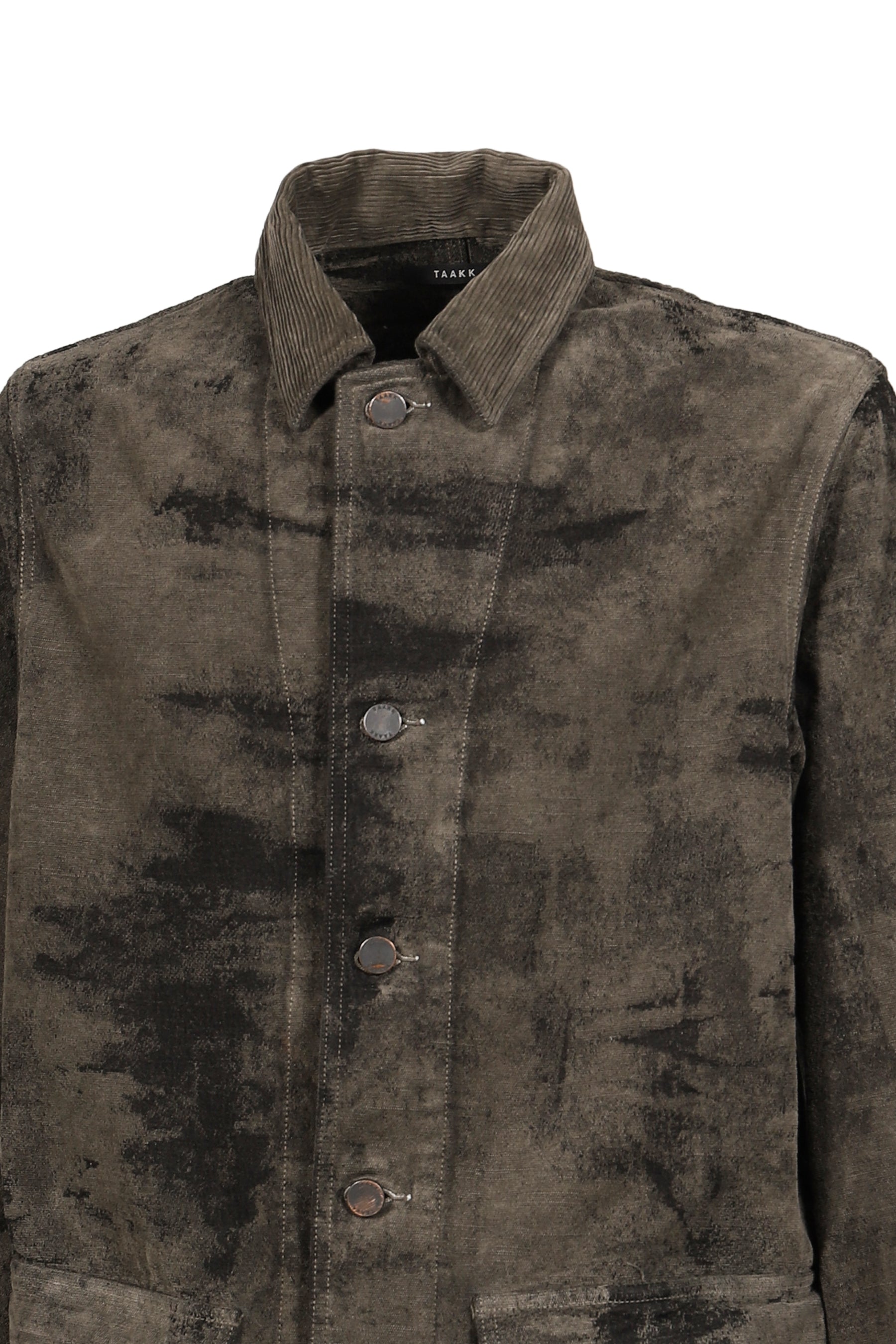 MOLE JACQUARD DENIM BLOUSON / GRY
