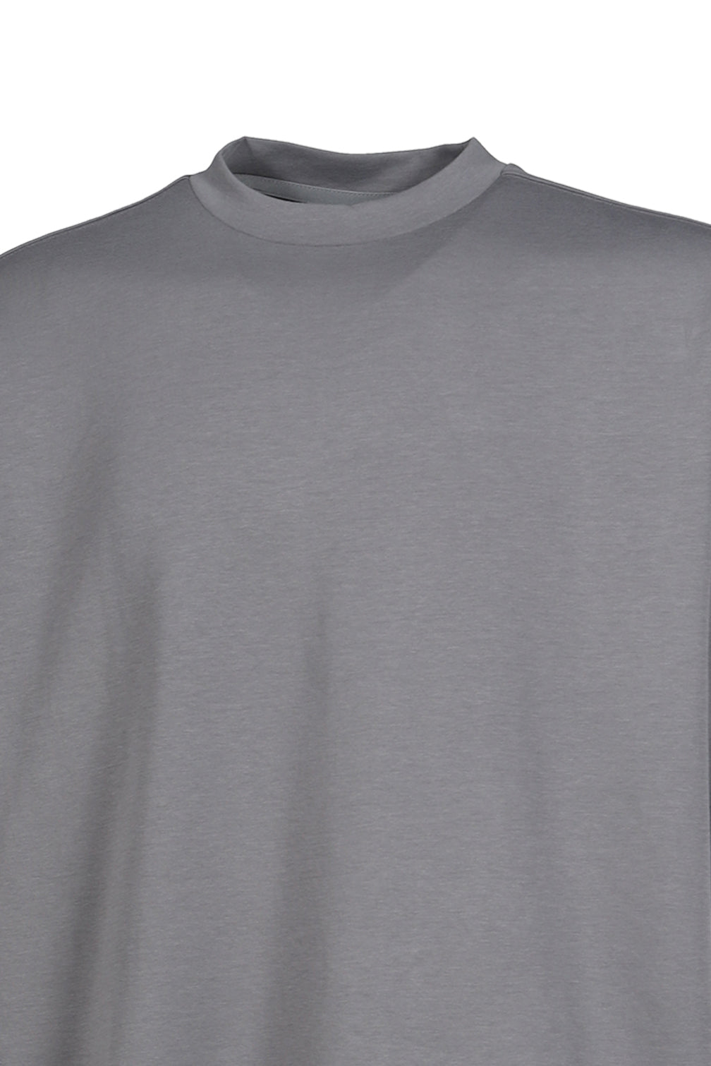 OVERSIZED LONG-SLEEVE TEE / FLAT MEDIUM GRAY