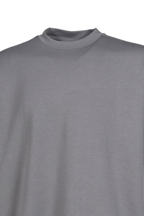 OVERSIZED LONG-SLEEVE TEE / FLAT MEDIUM GRAY