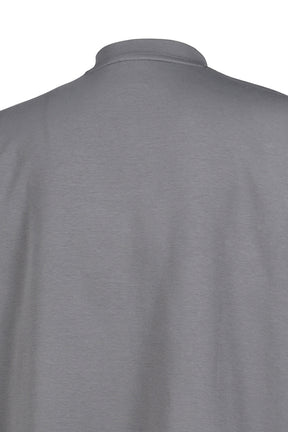 OVERSIZED LONG-SLEEVE TEE / FLAT MEDIUM GRAY