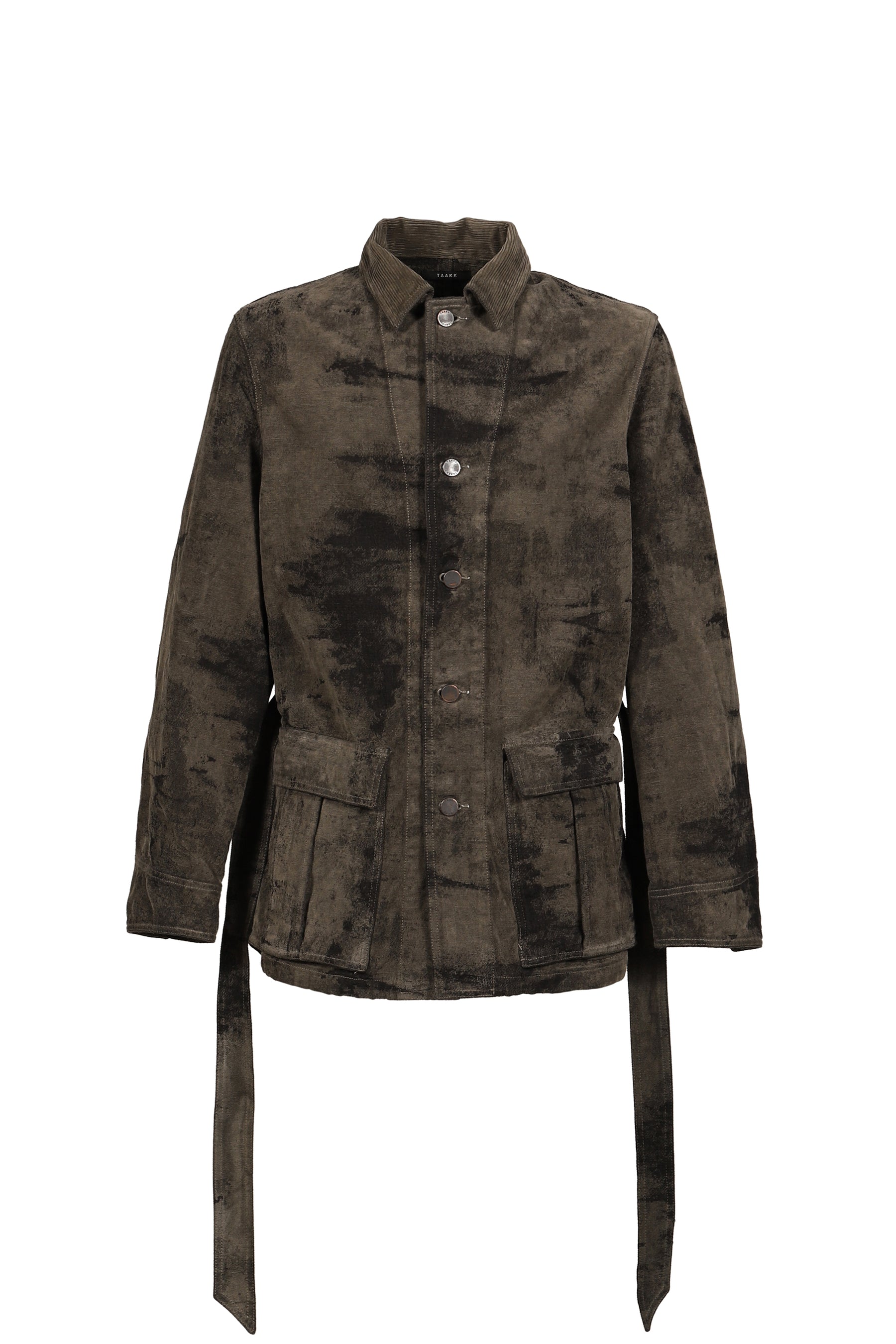 MOLE JACQUARD DENIM BLOUSON / GRY