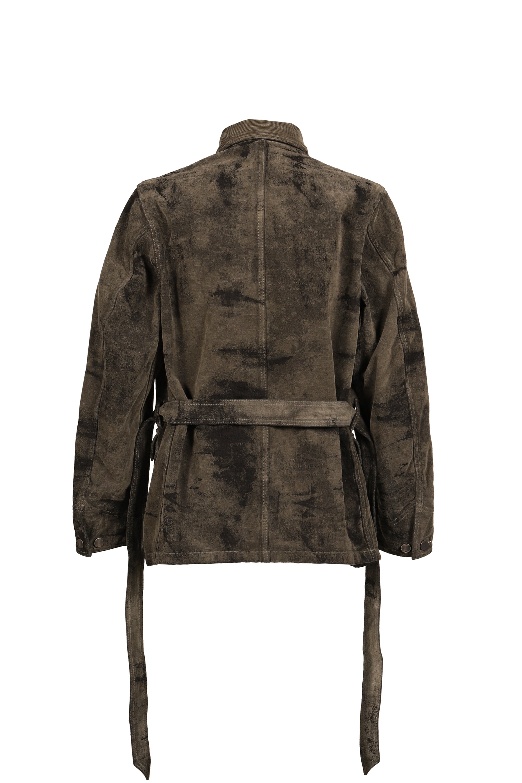 MOLE JACQUARD DENIM BLOUSON / GRY