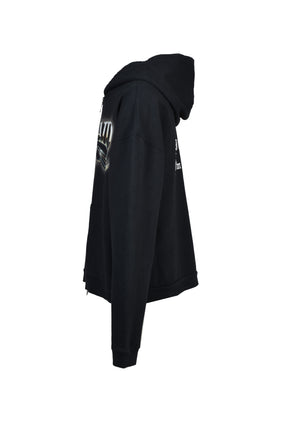 MERMAID ZIP HOODIE / BLK