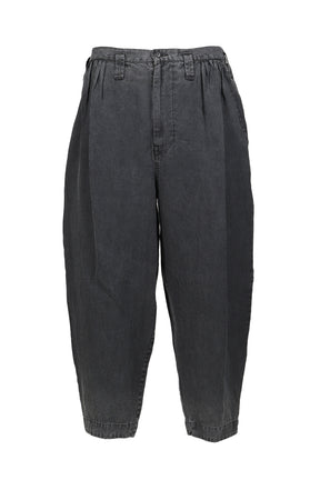 BLACK LINEN BEBOP PANTS / BLK