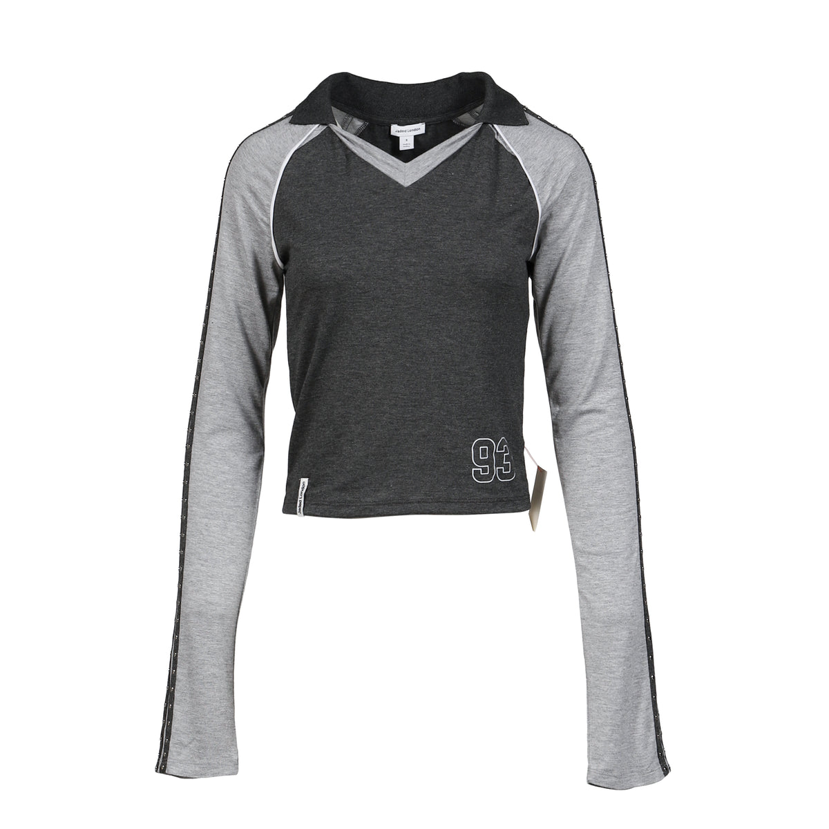 JADED LONDON ジェイデッドロンドン SS26 FOOTBALL BABY TEE - STUDDED 