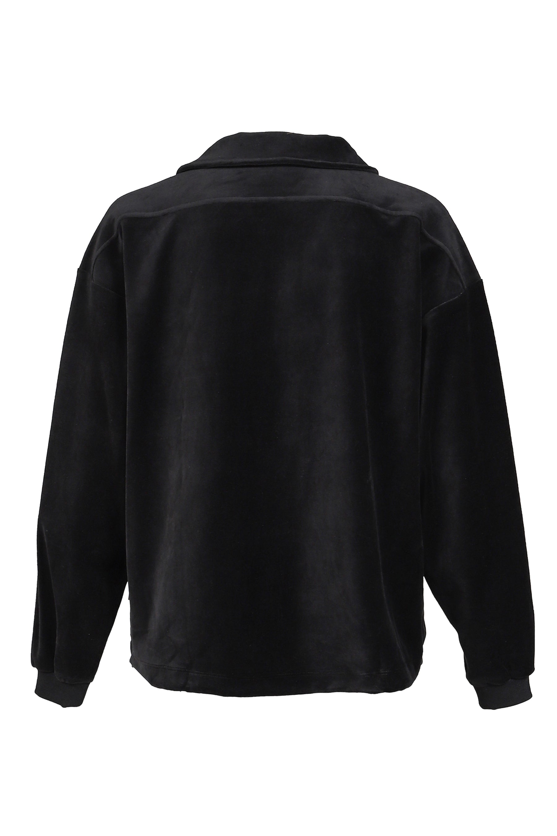 TIGHTBOOTH TBPR / SKIPPER VELOUR L/S SHIRT / BLK - NUBIAN
