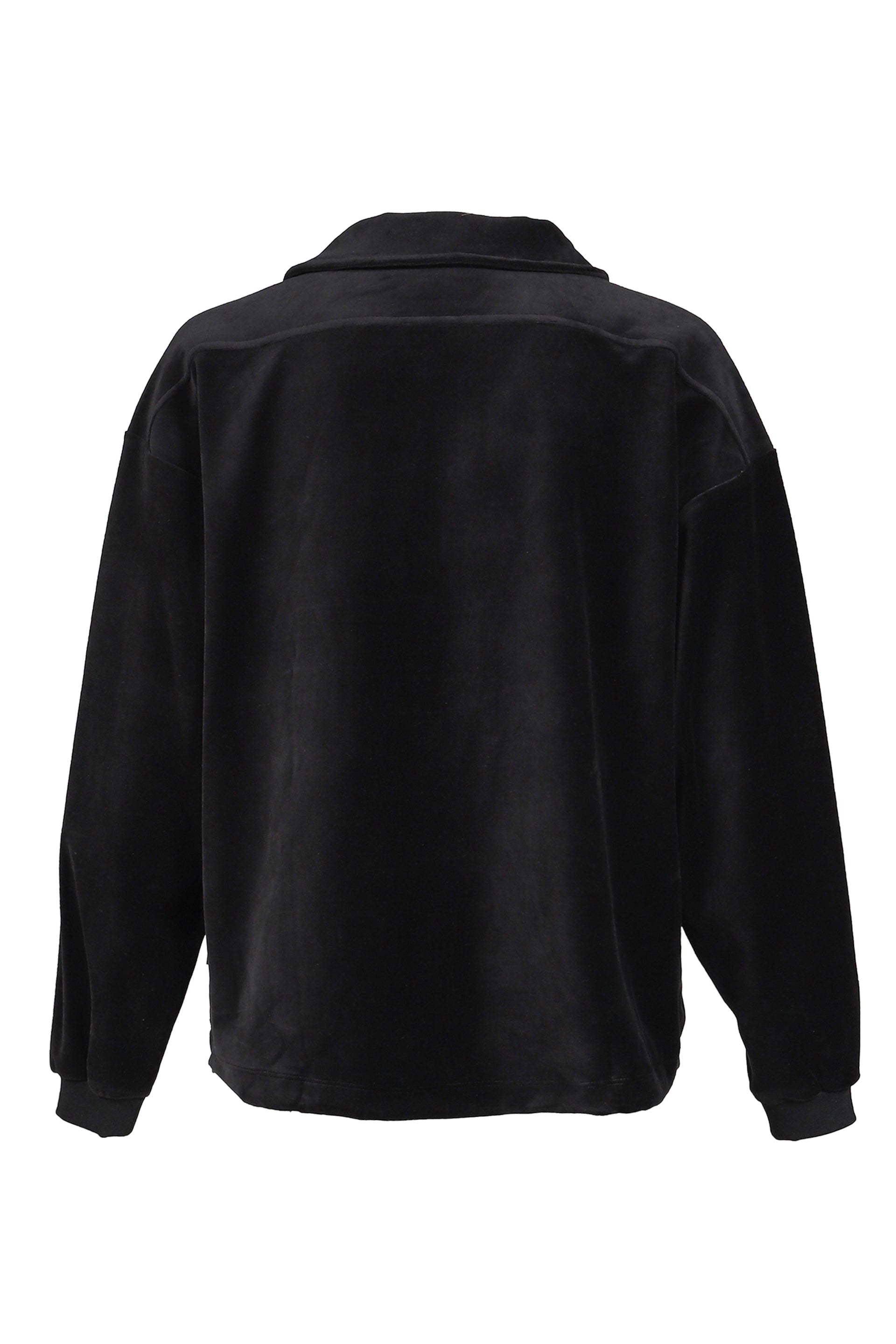 TBPR / SKIPPER VELOUR L/S SHIRT / BLK