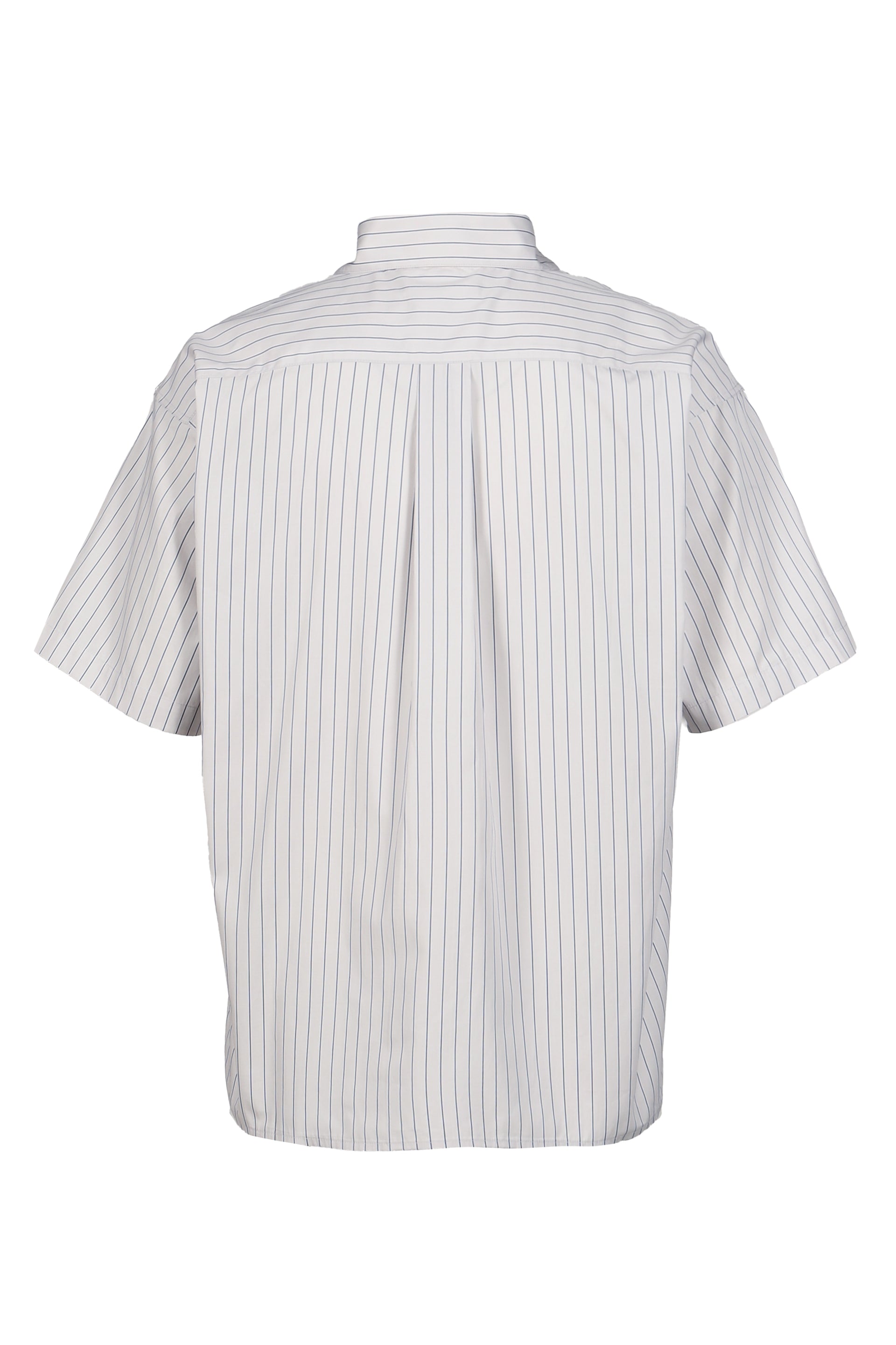 ANTI-COMMUNIST LEAGUE SHORT SLEEVE SHIRT / NVY STRIPE