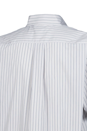 ANTI-COMMUNIST LEAGUE SHORT SLEEVE SHIRT / NVY STRIPE