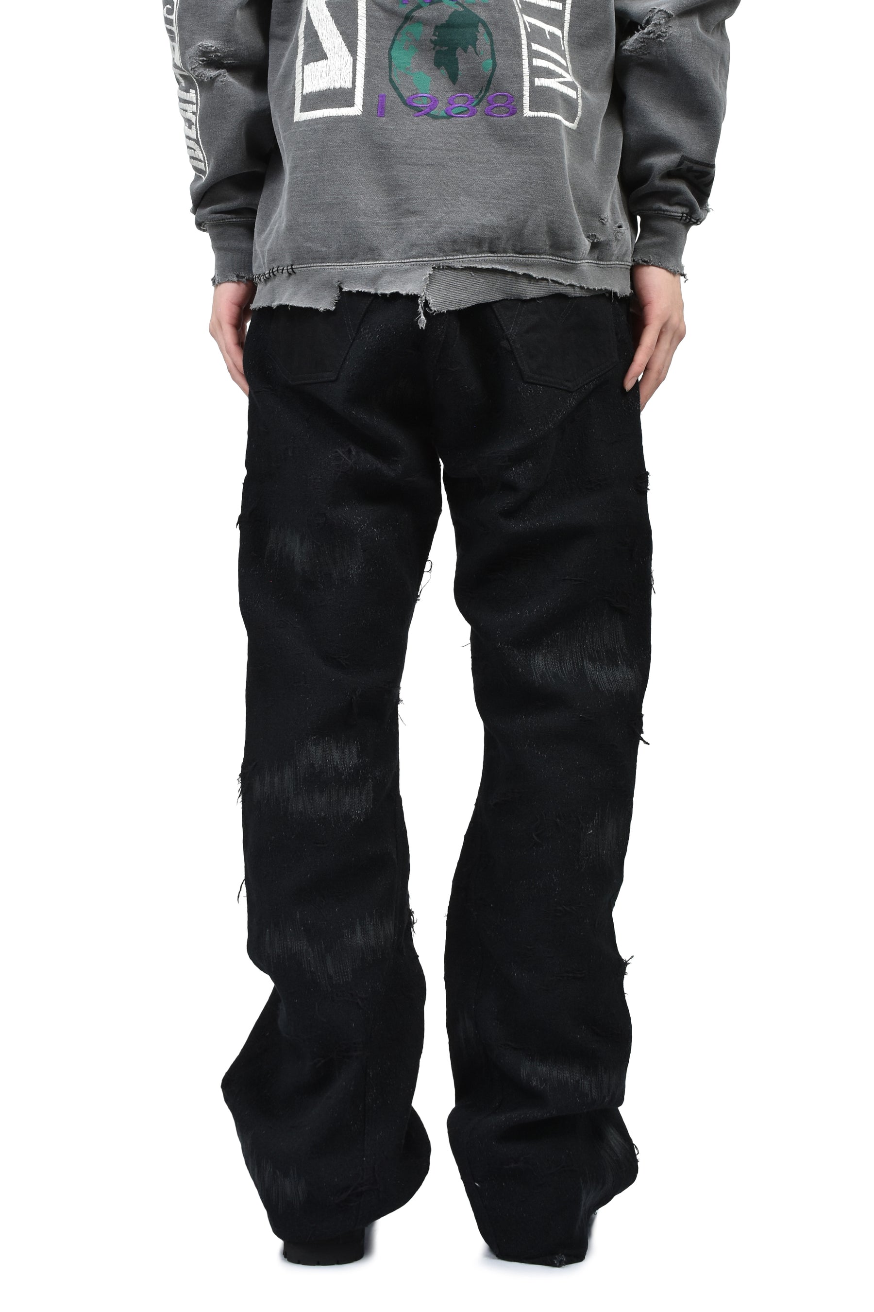 TWIST SEAM LOT.20617 R&amp;D(100YEARS DENIM) / BLK 