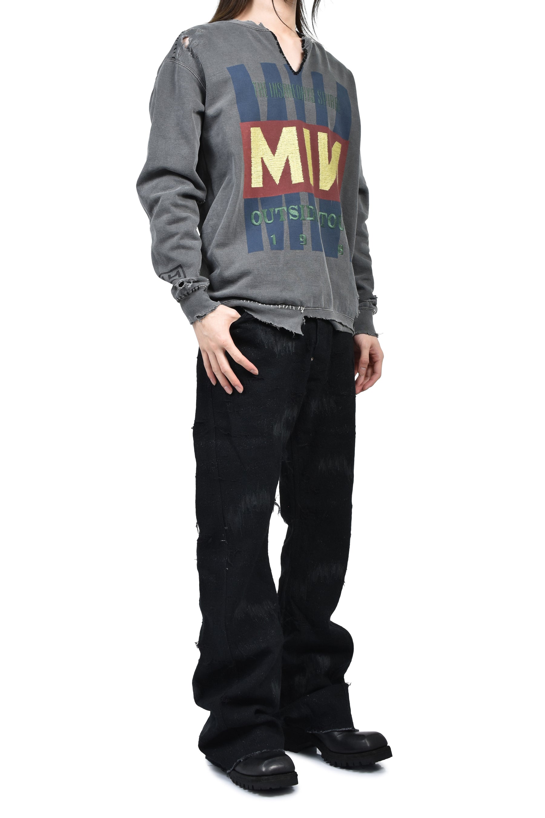 TWIST SEAM LOT.20617 R&amp;D(100YEARS DENIM) / BLK 