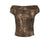FLOW NECK DRAPE HALF-T / BRW
