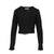 NEAH KNITTED ZIP-UP / BLACK 