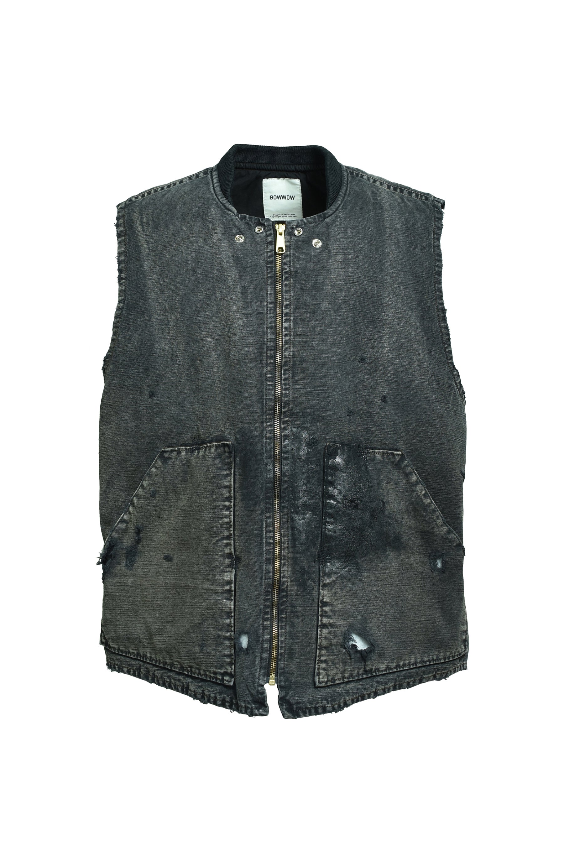DUCK VEST AGED / AGED BLACK