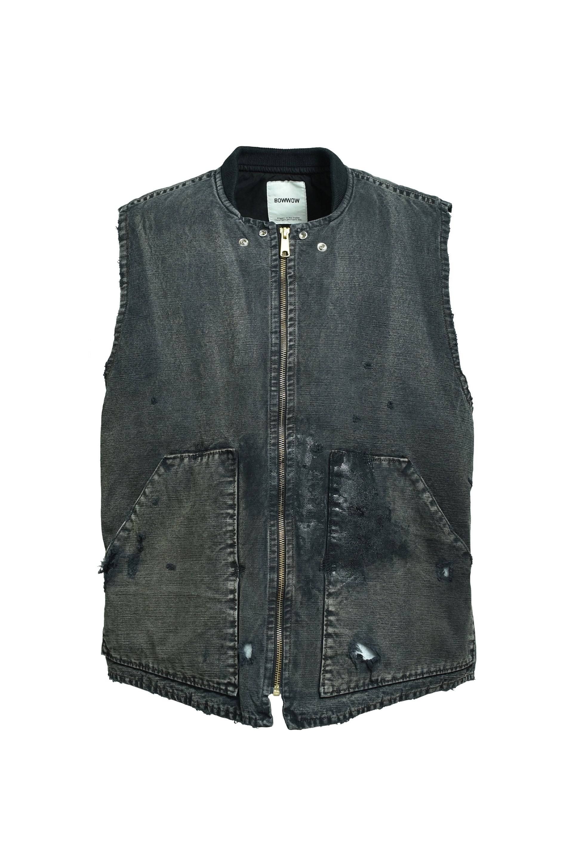 DUCK VEST AGED / AGED BLK