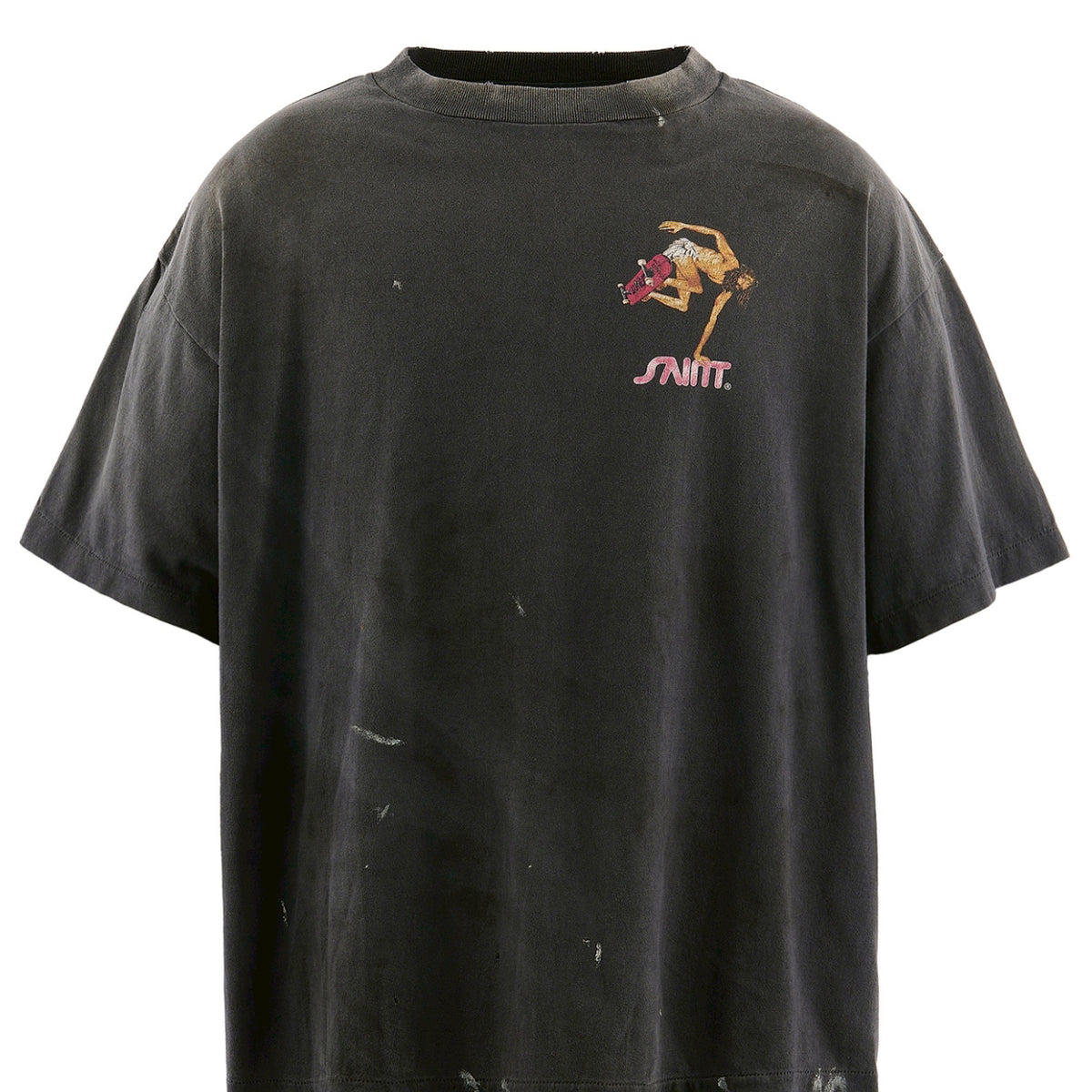 SS T-SHIRT/SKATE / BLK