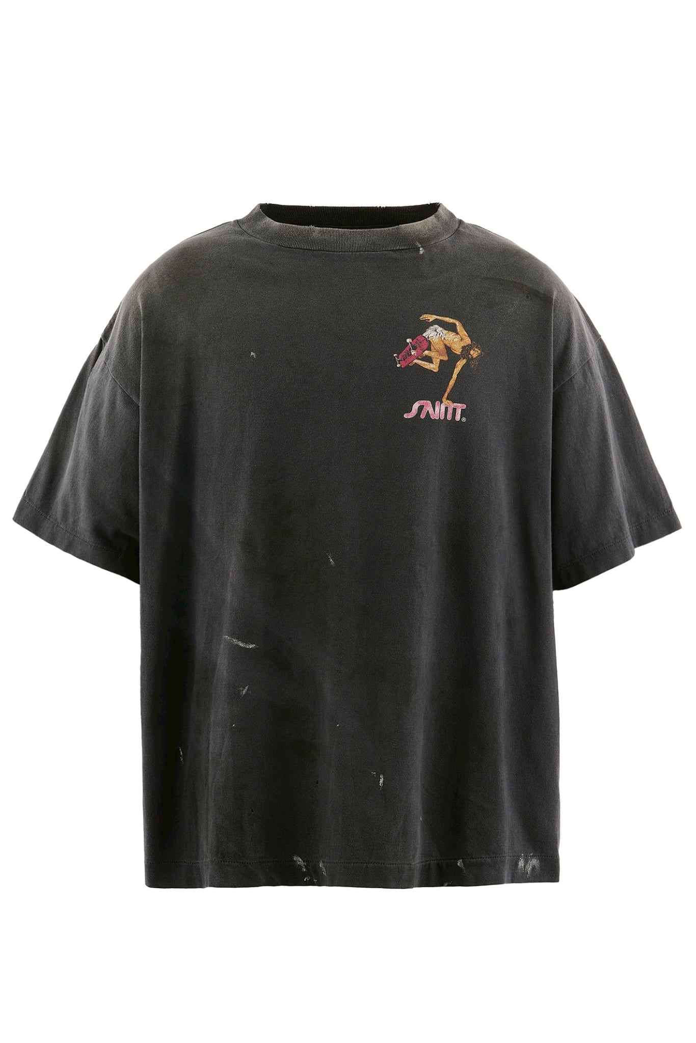 SS T-SHIRT/SKATE / BLK