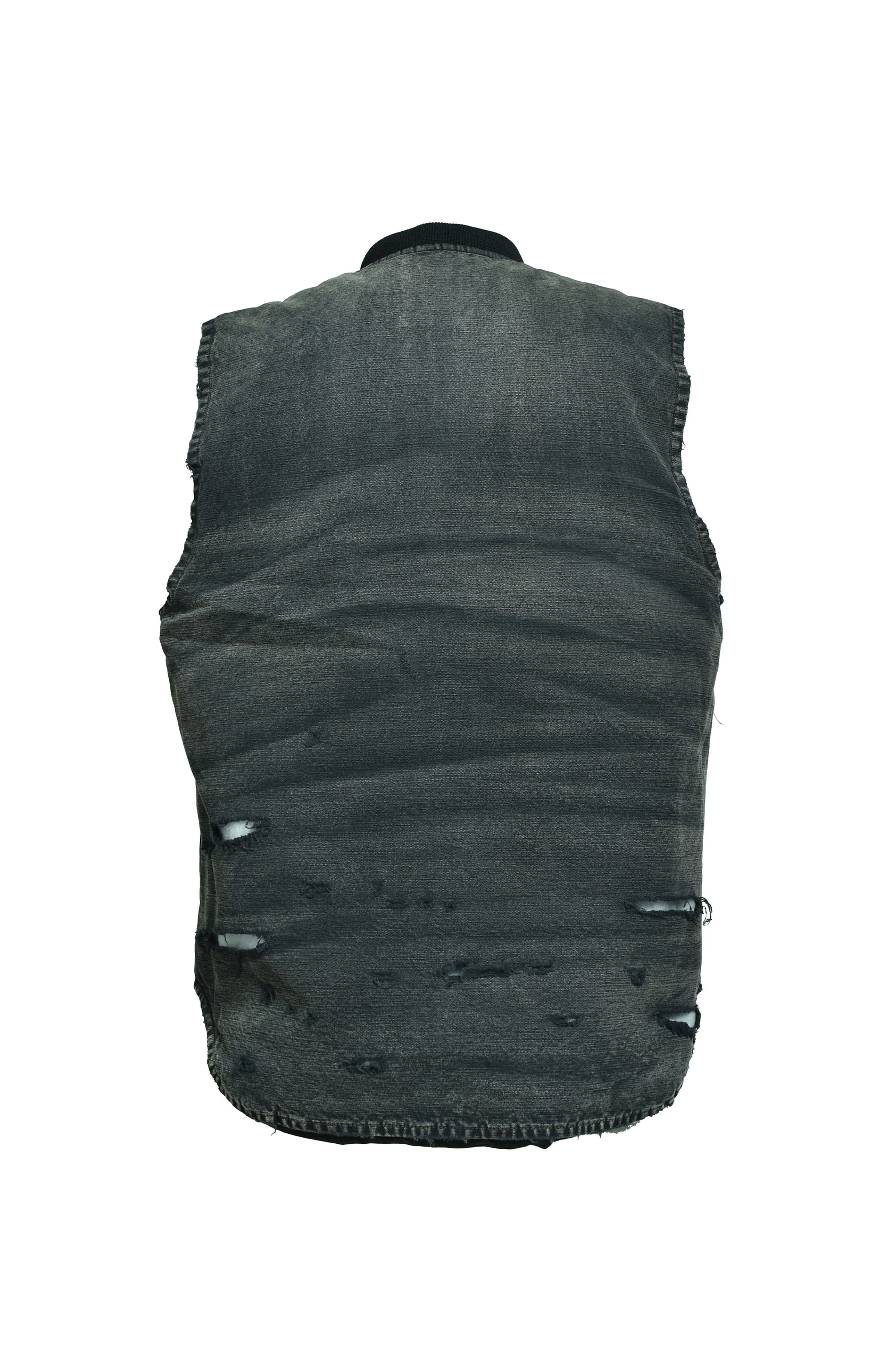 DUCK VEST AGED / AGED BLACK