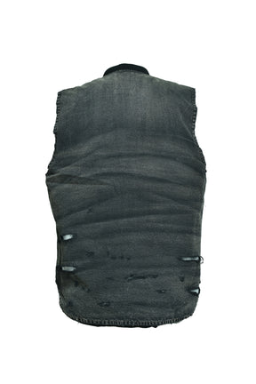 DUCK VEST AGED / AGED BLACK