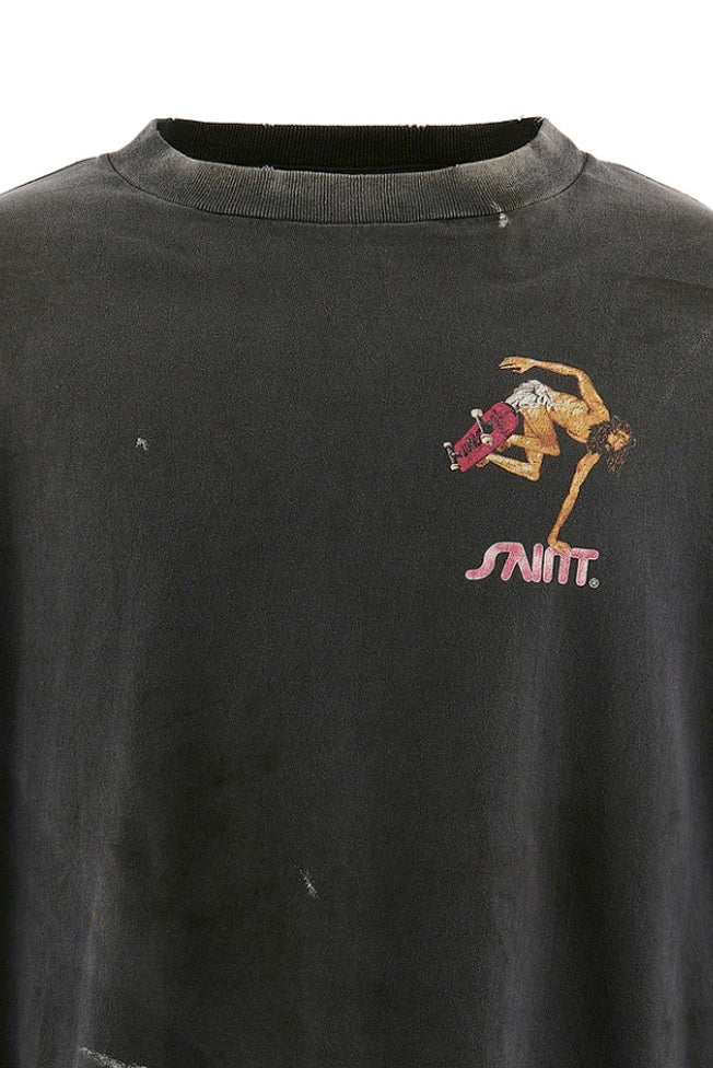SS T-SHIRT/SKATE / BLK