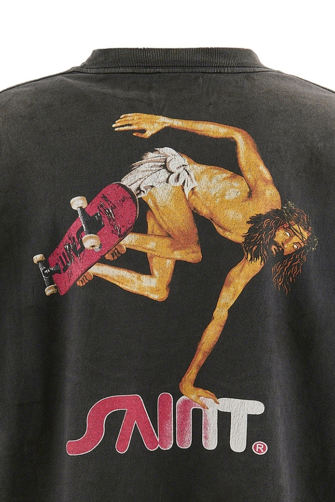 SS T-SHIRT/SKATE / BLK