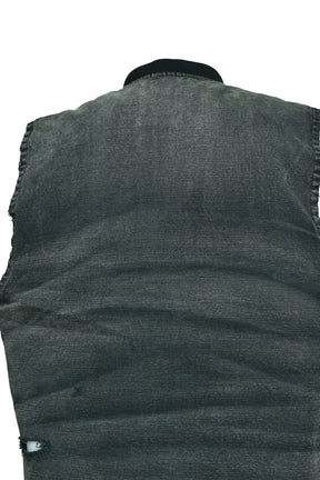 DUCK VEST AGED / AGED BLACK