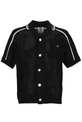 CASABLANCA MESH SHIRT / BLK