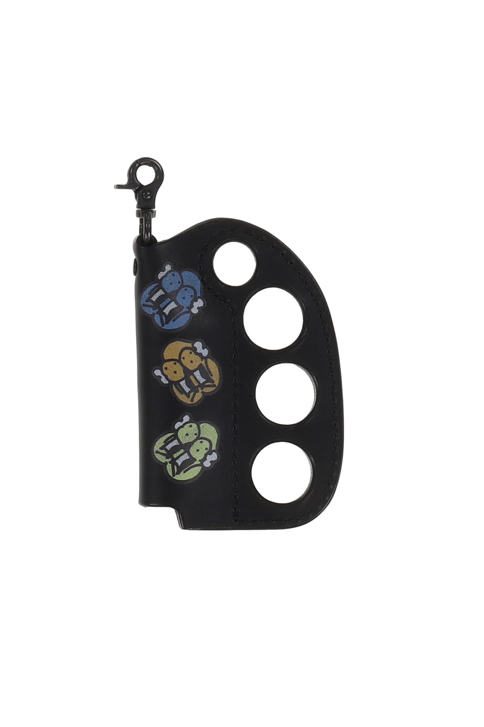 LEATHER KNUCKLE LIGHTER CASE / BLK