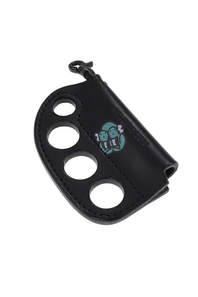 LEATHER KNUCKLE LIGHTER CASE / BLK