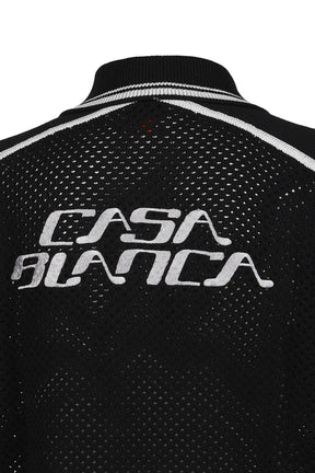 CASABLANCA MESH SHIRT / BLK